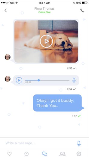 make voice messaging app