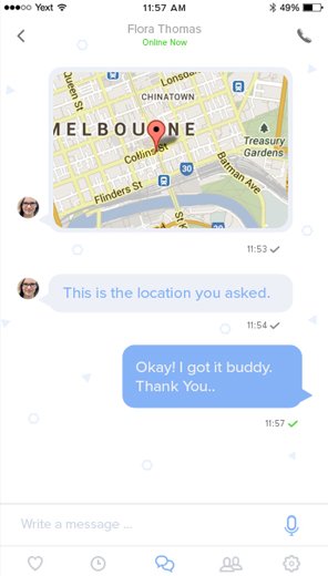 location sharing api