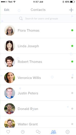 live chat app features